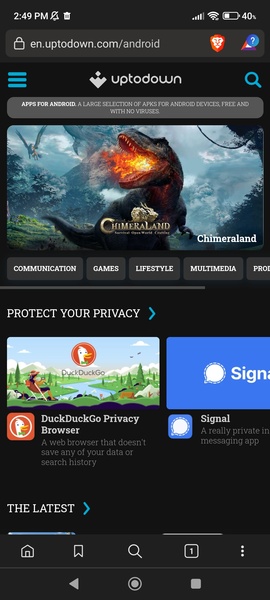 Brave Browser for Android - Download the APK from Uptodown