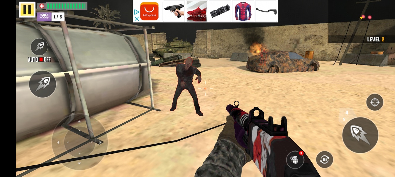 FPS Counter Shooting Game - Preview 1