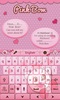 Pink Bow GO Keyboard Theme screenshot 2