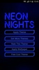 GO Keyboard Blue Neon Theme screenshot 6