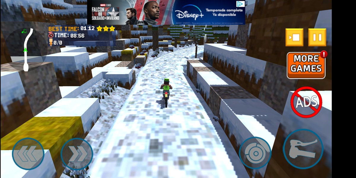 Blocky Moto Bike SIM: Winter Breeze - Preview 4