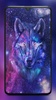 Galaxy Wolf Wallpaper screenshot 2