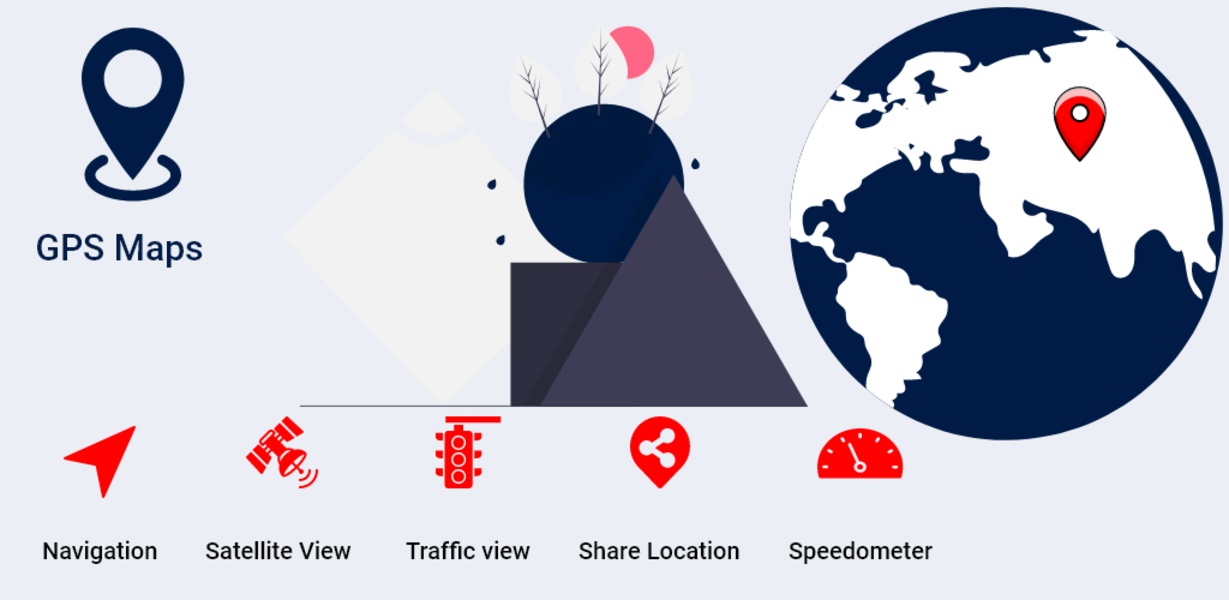 voice GPS navigation location & satellite maps - Preview 5