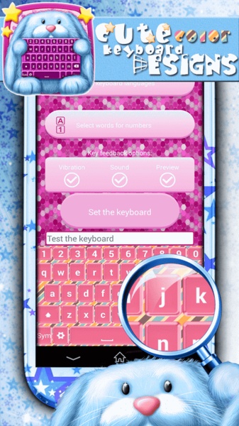 Cute Color Keyboard Designs - Preview 2