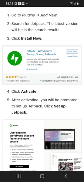 Jetpack: WP Security & Speed - Preview 2