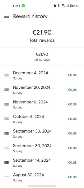 Google Opinion Rewards - Preview 3