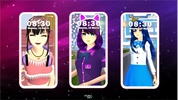 Rina Sakura School Wallpaper screenshot 2