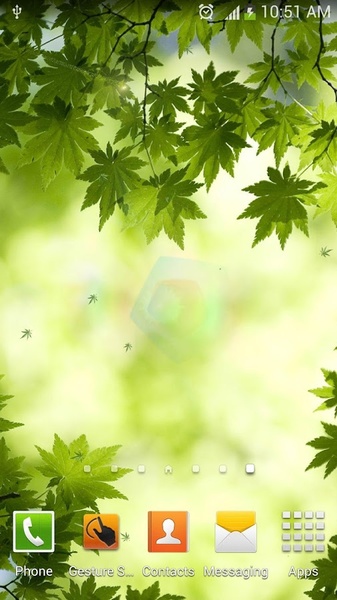 green leaf live wallpaper - Preview 1