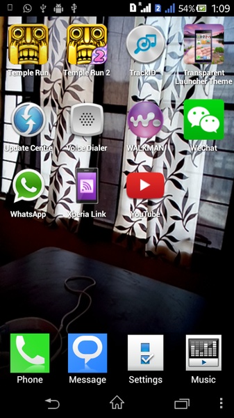 Transparent Launcher Theme - Preview 1