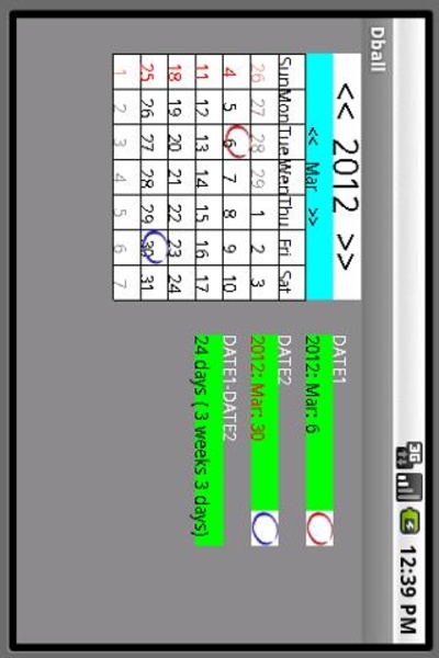 Calc Calendar - Preview 1