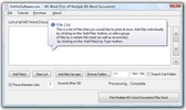 Print multiple word documents and ms word files Software screenshot 1