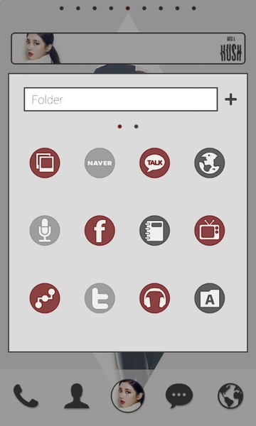 miss A SUZY launcher theme - Preview 5