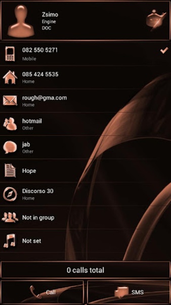 ExDialer MetalGate Orange Theme - Preview 3