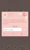 FlowerLove Theme GO SMS screenshot 1
