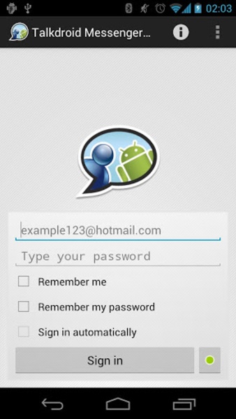 Talkdroid Messenger Gratis - Preview 2