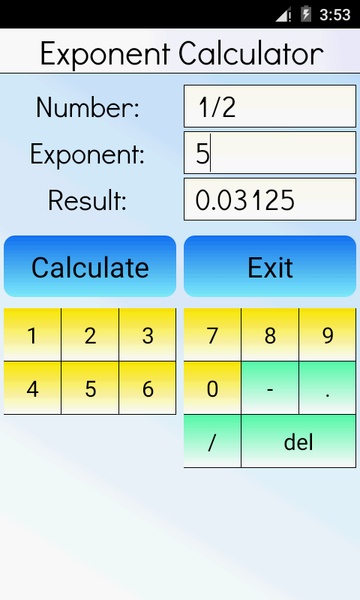 Exponent Calculator - Preview 2