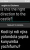 english to Chichewa translator screenshot 1