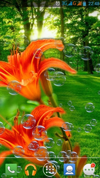 Galaxy 3d Bubble Wallpaper - Preview 4