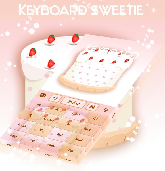 Sweetie GO Keyboard Theme - Preview 1