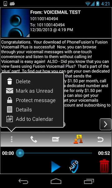 PF Voicemail+ - Preview 1