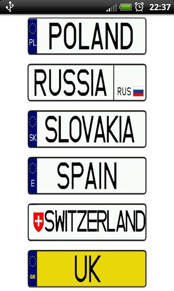 Vehicle registration plates - Preview 1