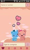 GO SMS Pro Loving Bears Theme screenshot 3
