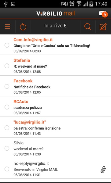 Virgilio Mail - Preview 3