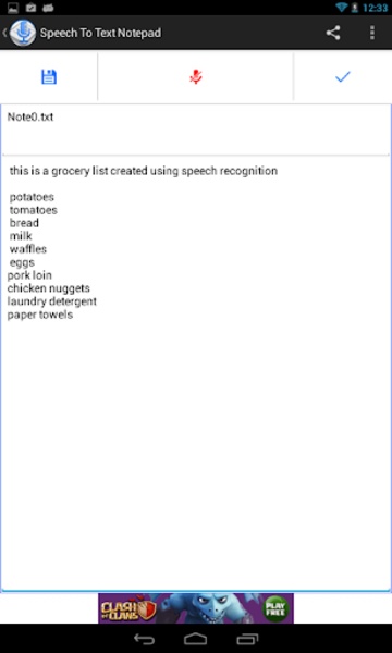 Speech To Text Notepad - Preview 5
