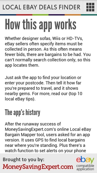 Local Ebay Deals Finder - Preview 1