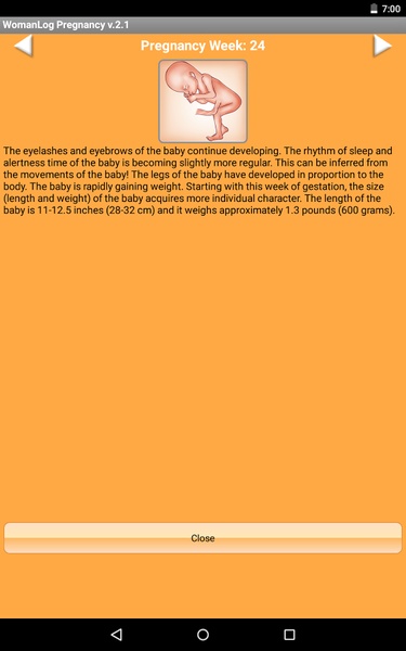 WomanLog Pregnancy Calendar - Preview 12