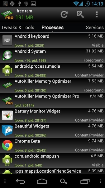 AutoKiller Memory Optimizer - Preview 5