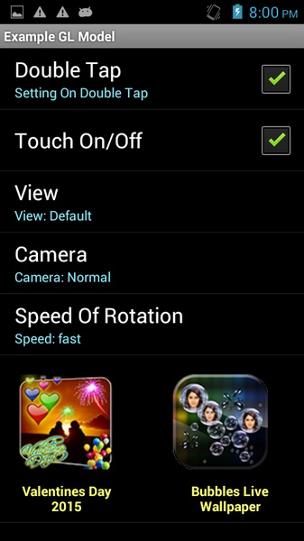3D Flower Touch Live Wallpaper - Preview 6