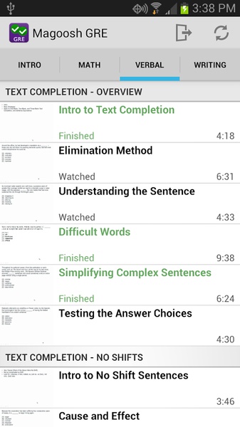 Magoosh GRE Prep - Preview 3