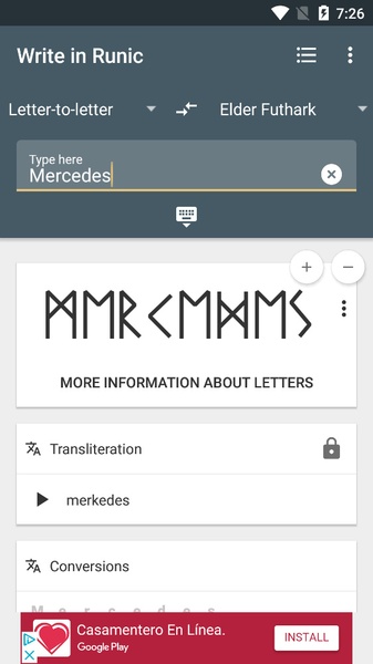 Write in Runic - Preview 2