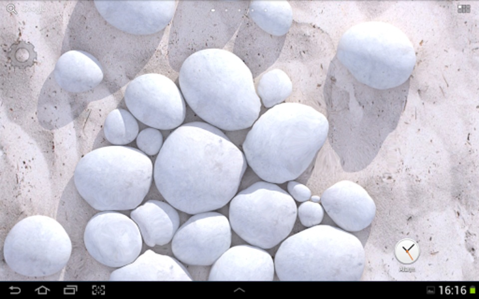 White Pebble Live Wallpaper - Preview 1