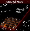 Orange Neon Go Keyboard screenshot 5