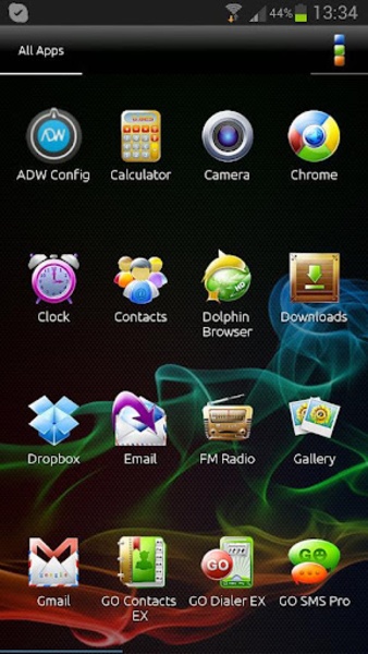 ADW Samoled Theme - Preview 6