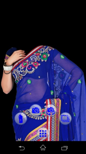 Women Saree Photo Making - Preview 2