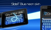 SlideIT Blue Neon Skin screenshot 4