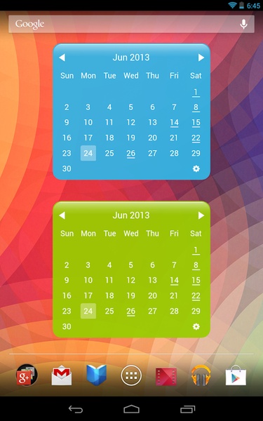 My Month Calendar Widget Lite - Preview 4