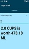 cups to ml converter screenshot 4