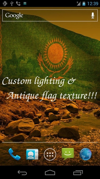 3D Kazakhstan Flag LWP - Preview 4