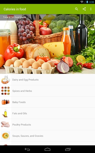 Calories in food - Preview 3