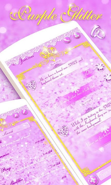 purple glitter - Preview 5
