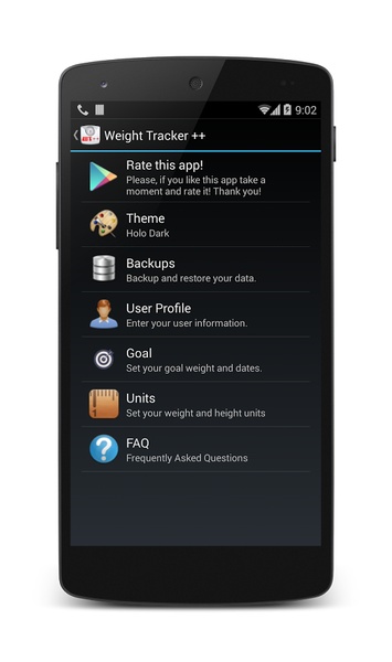 Weight Tracker ++ - Preview 3