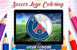 Logo Soccer Coloring Page screenshot 5