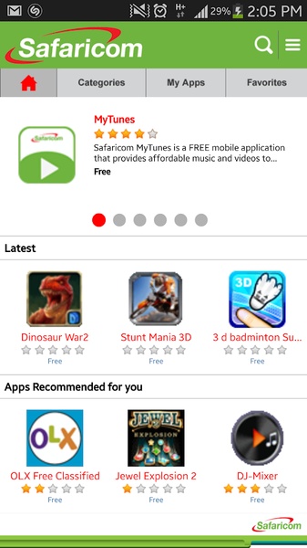 Safaricom Appstore - Preview 3