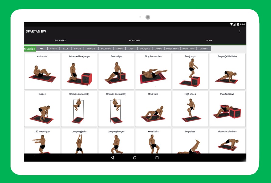 SPARTAN BODYWEIGHT FREE for Android Download the APK from Uptodown