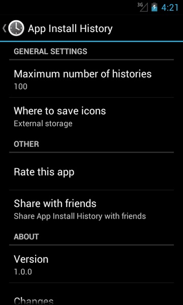 App Install History - Preview 4