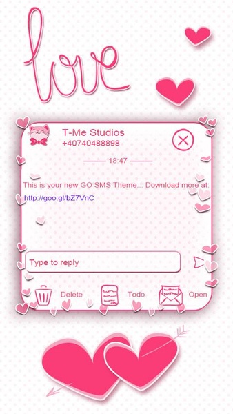 Pink Love SMS - Preview 5